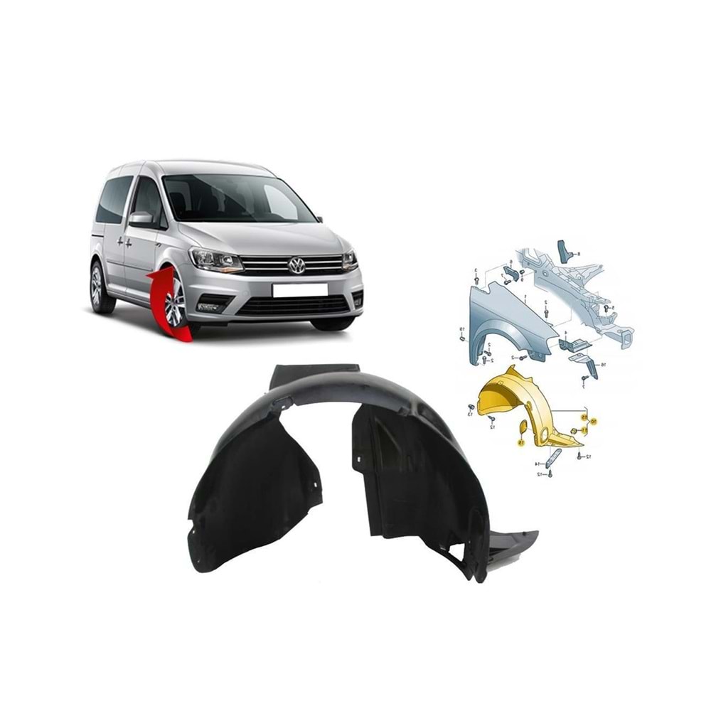 ÖN ÇAMURLUK DAVLUMBAZI CADDY 15> SOL GKL