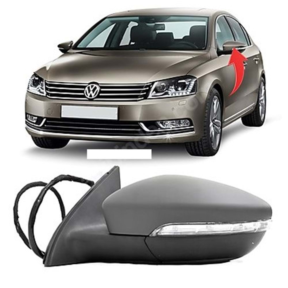 AYNA DIŞ DİKİZ PASSAT 12> SOL GKL