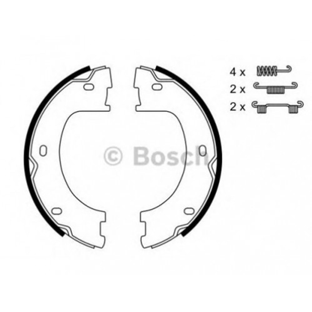 EL FREN BALATASI CRAFTER ÇİFT ÇEKER BOSCH