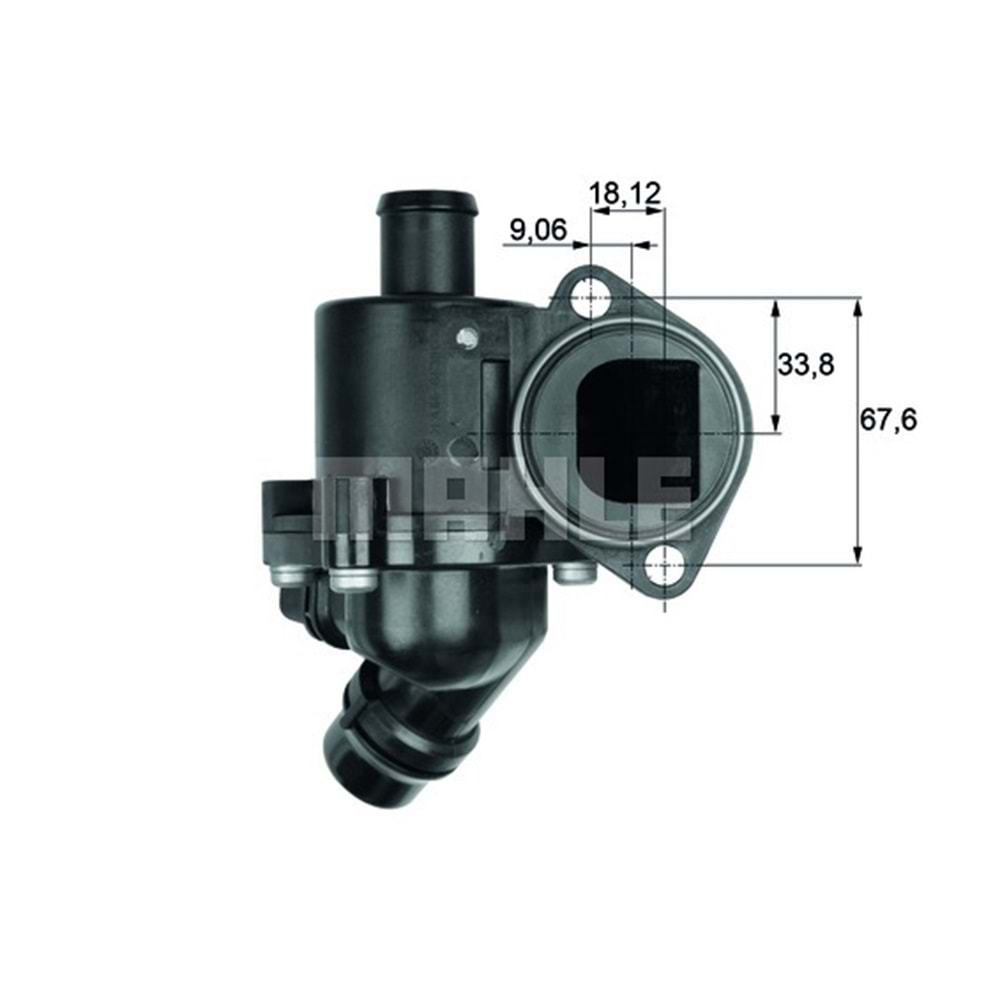 TERMOSTAT (KOMPLE) A4-A6 1.8T (100C) MAHLE