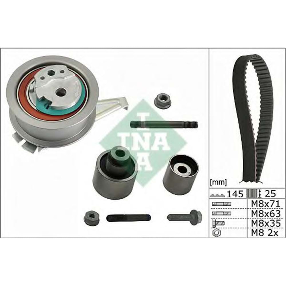 TRİGER SETİ +POMPA CLH DCX 1,6 TDI İNA