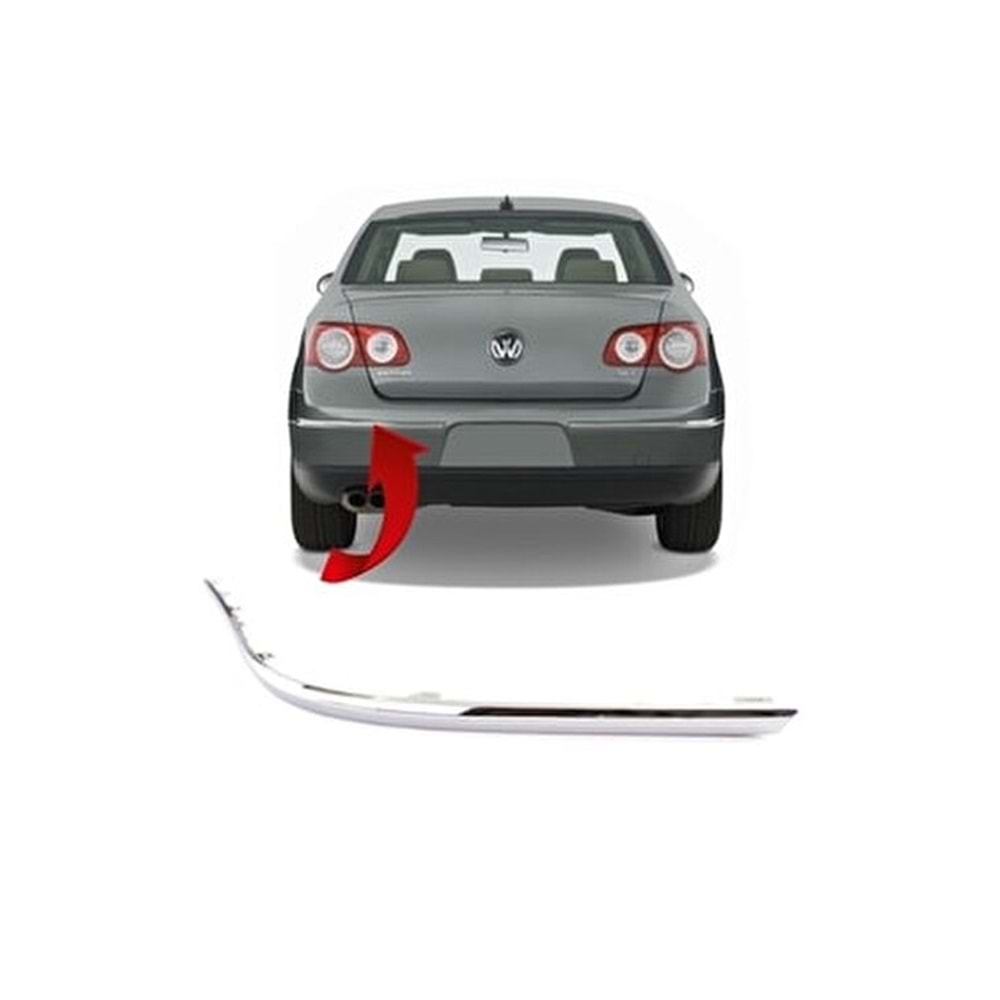 TAMPON NİKELAJI ARKA SOL PASSAT 06-11 GKL