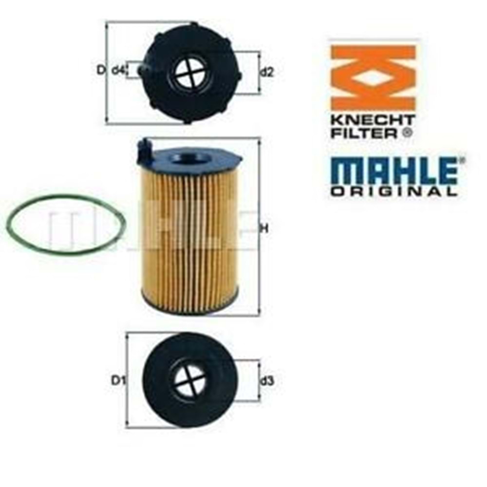 YAĞ FİLTRESİ A4-A5-A6-A7-Q5 3.0 TDI-3.5T MAHLE