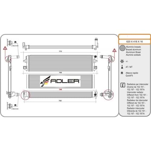 SU RADYATÖRÜ POLO FABIA IBIZA KAMİQ ADLER